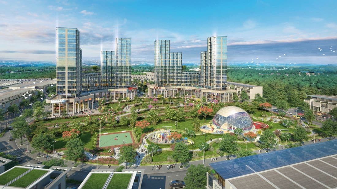 Phối cảnh công viên dự án TNR Grand Long Khánh
